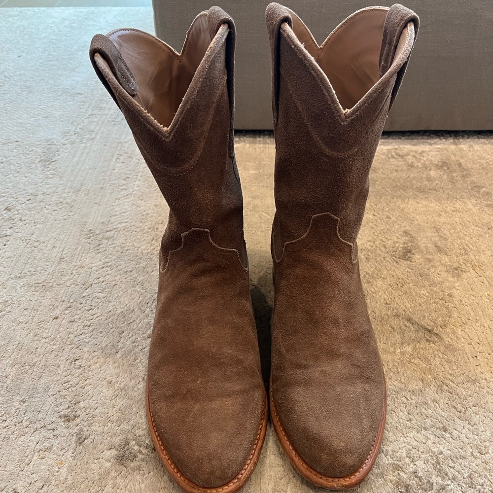 Tecovas Suede Boots